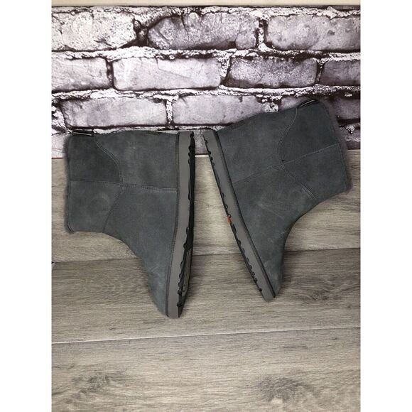 NEW UGG WOMEN'S CLASSIC FEMME ZIP MINI GREY / GRAY ANKLE BOOTS SIZE 11 1117535 - Picture 9 of 16